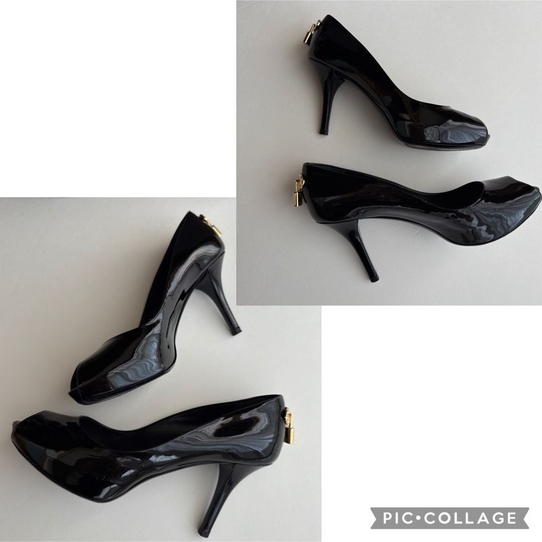 LOUIS VUITTON - 極美品ルイヴィトン カデナパンプス エナメル LOUIS VUITTON - 極美品ルイヴィトン カデナパンプス エナメル