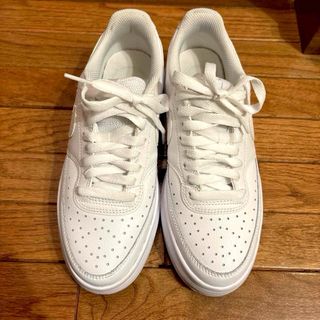 NIKE - Nike Air Force 1 グリッター ホワイト ラメ 完売品 24の NIKE - Nike Air Force 1 グリッター ホワイト ラメ 完売品 24の