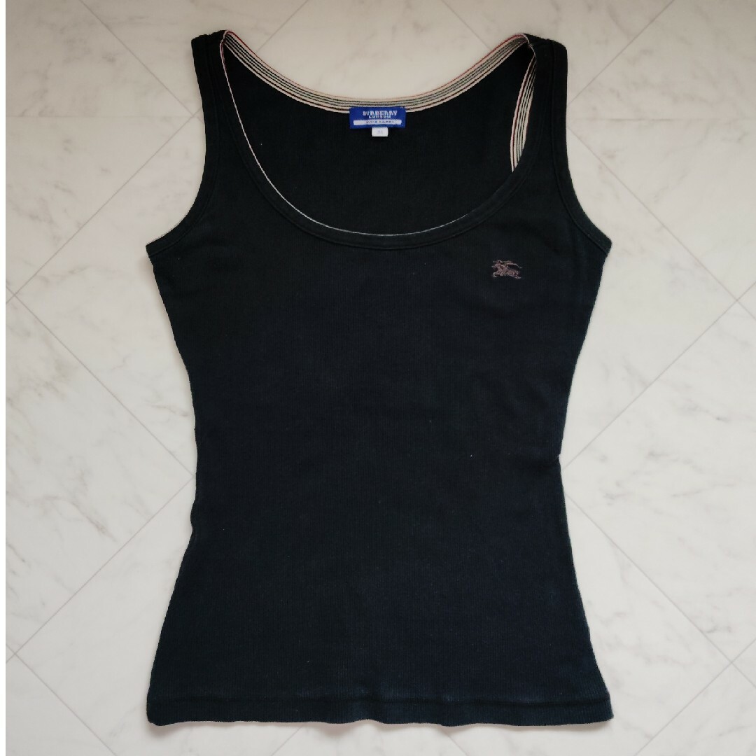 BURBERRY BLUE LABEL - BURBERRY ブルーレーベル タンクトップの BURBERRY BLUE LABEL - BURBERRY ブルーレーベル タンクトップの