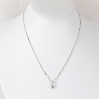 スワロフスキー(SWAROVSKI)の美品『USED』  SWAROVSKI 1800045 ソリテール ネックレス【中古】(ネックレス)