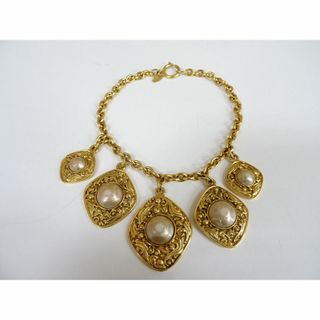 鹿132 CHANEL ネックレス ゴールドカラー(ネックレス)