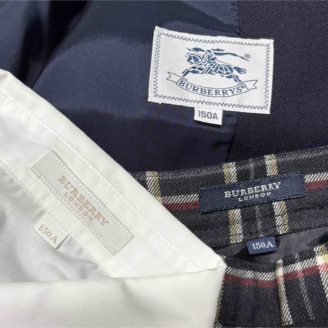 BURBERRY - 卒服 バーバリー 卒業入学式 フォーマルセット 150 BURBERRY - 卒服 バーバリー 卒業入学式 フォーマルセット 150