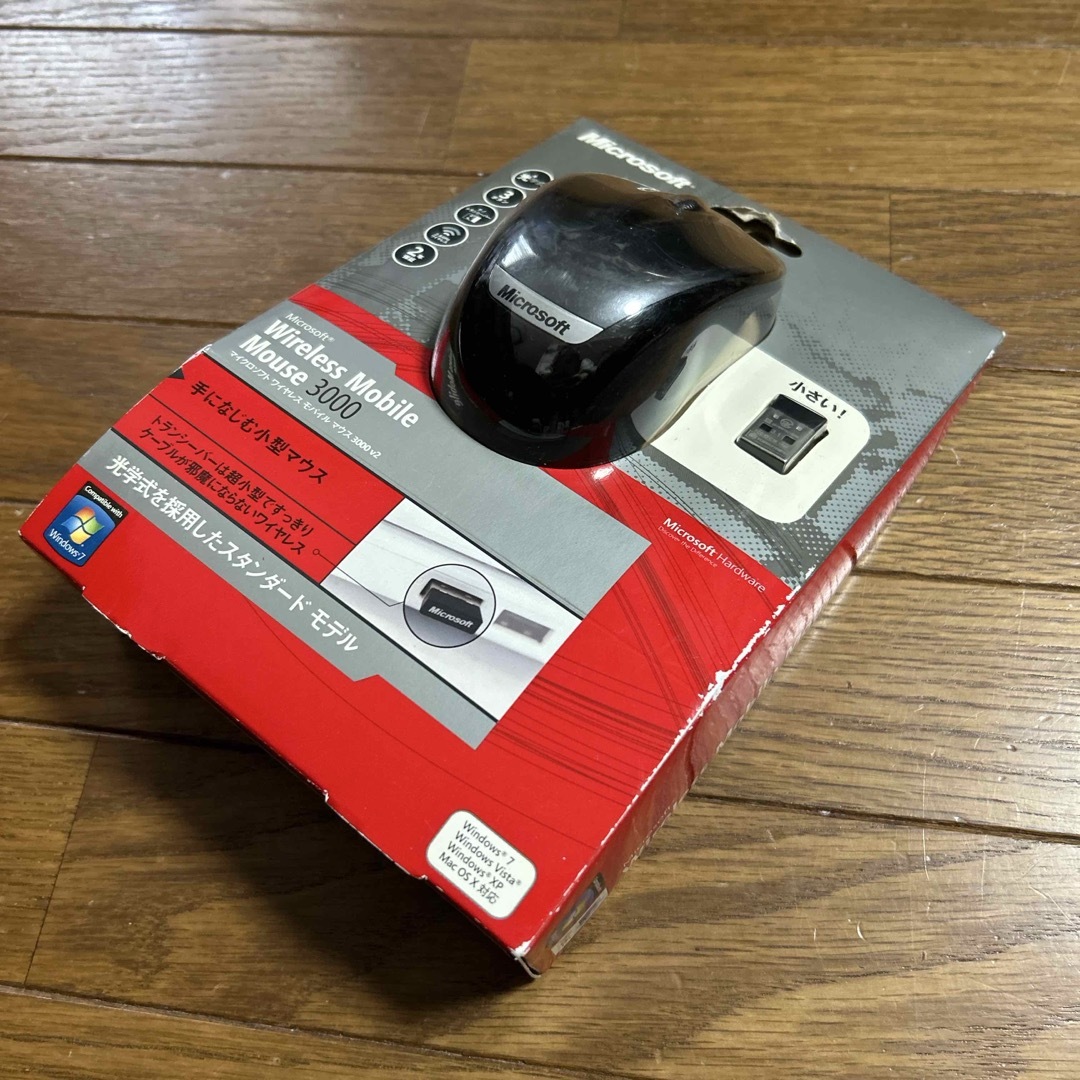 Microsoft - Microsoft WIRELESS MOBILE MOUSE 3000 V2の通販 by Microsoft - Microsoft WIRELESS MOBILE MOUSE 3000 V2の通販 by