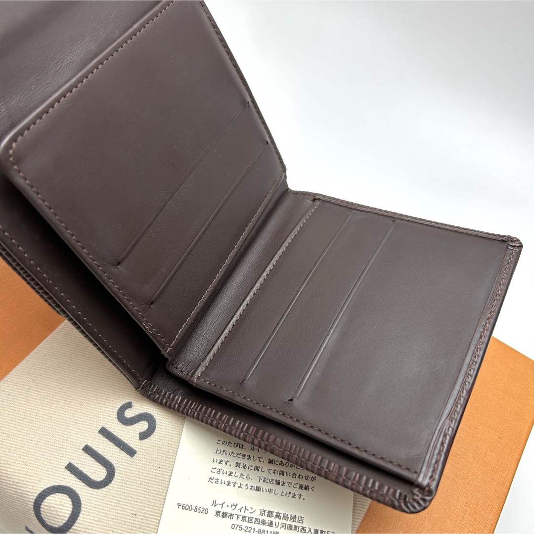 LOUIS VUITTON - 鑑定済 ルイヴィトン モカ 美品 Wホック財布 LOUIS VUITTON - 鑑定済 ルイヴィトン モカ 美品 Wホック財布