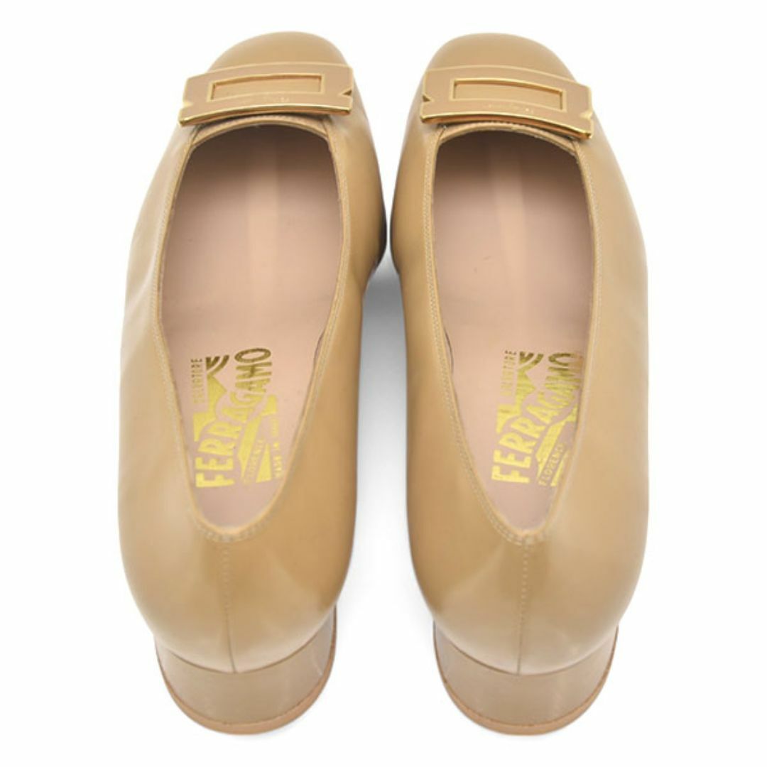 Salvatore Ferragamo - 新品♪フェラガモ ロゴバックル パンプス Salvatore Ferragamo - 新品♪フェラガモ ロゴバックル パンプス