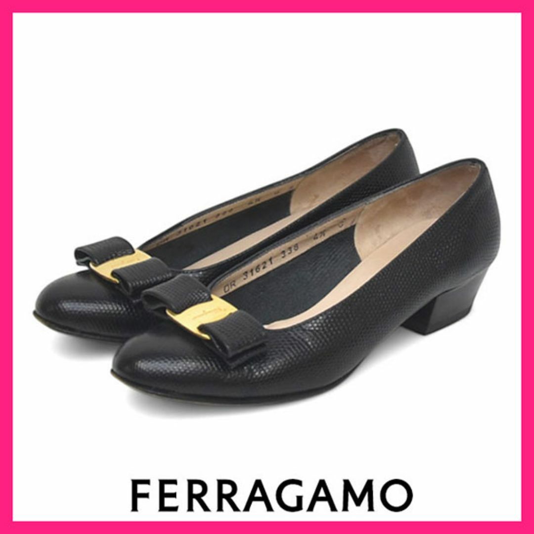 Salvatore Ferragamo - フェラガモ ヴァラリボン パンプス 4.5C Salvatore Ferragamo - フェラガモ ヴァラリボン パンプス 4.5C