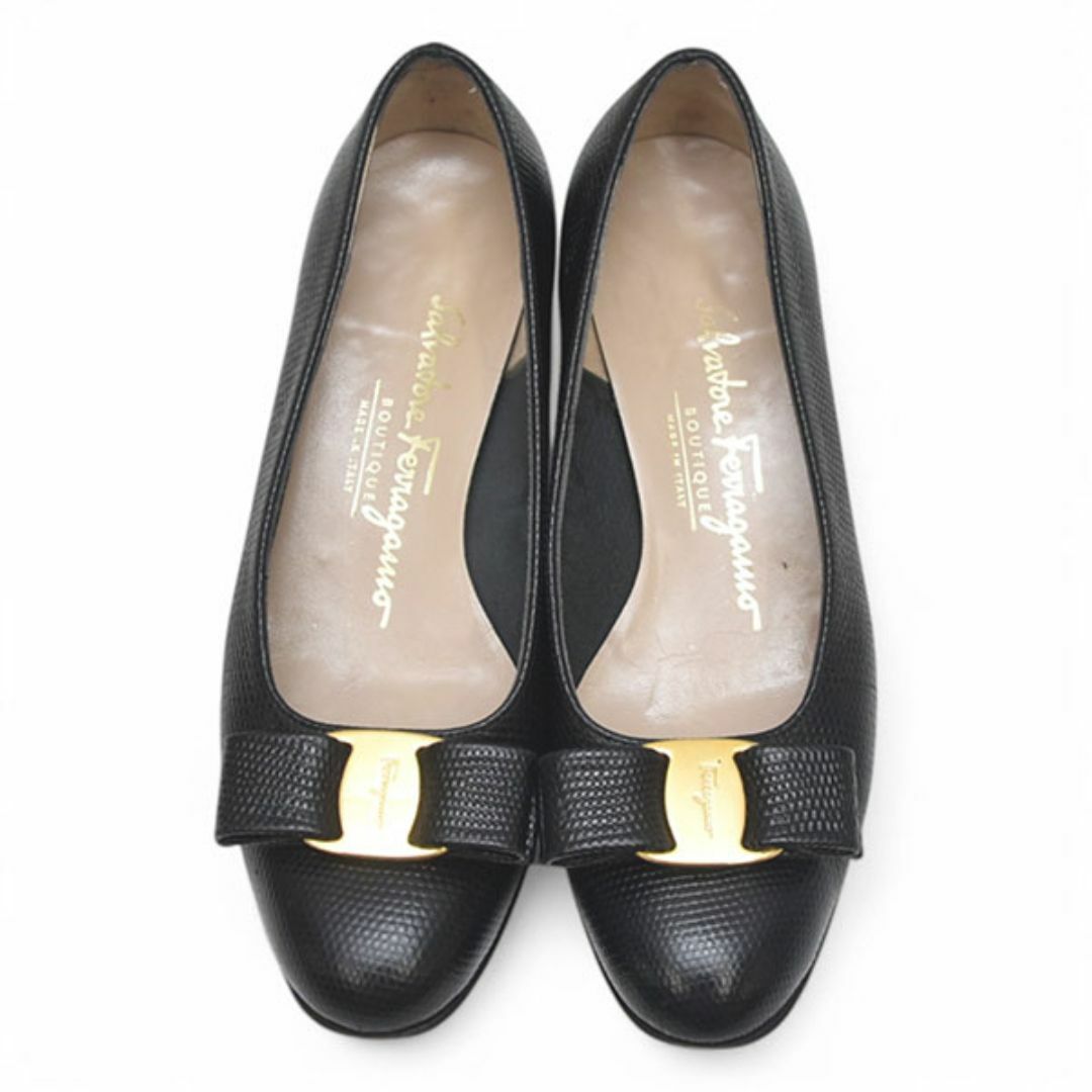 Salvatore Ferragamo - フェラガモ ヴァラリボン パンプス 4.5C Salvatore Ferragamo - フェラガモ ヴァラリボン パンプス 4.5C