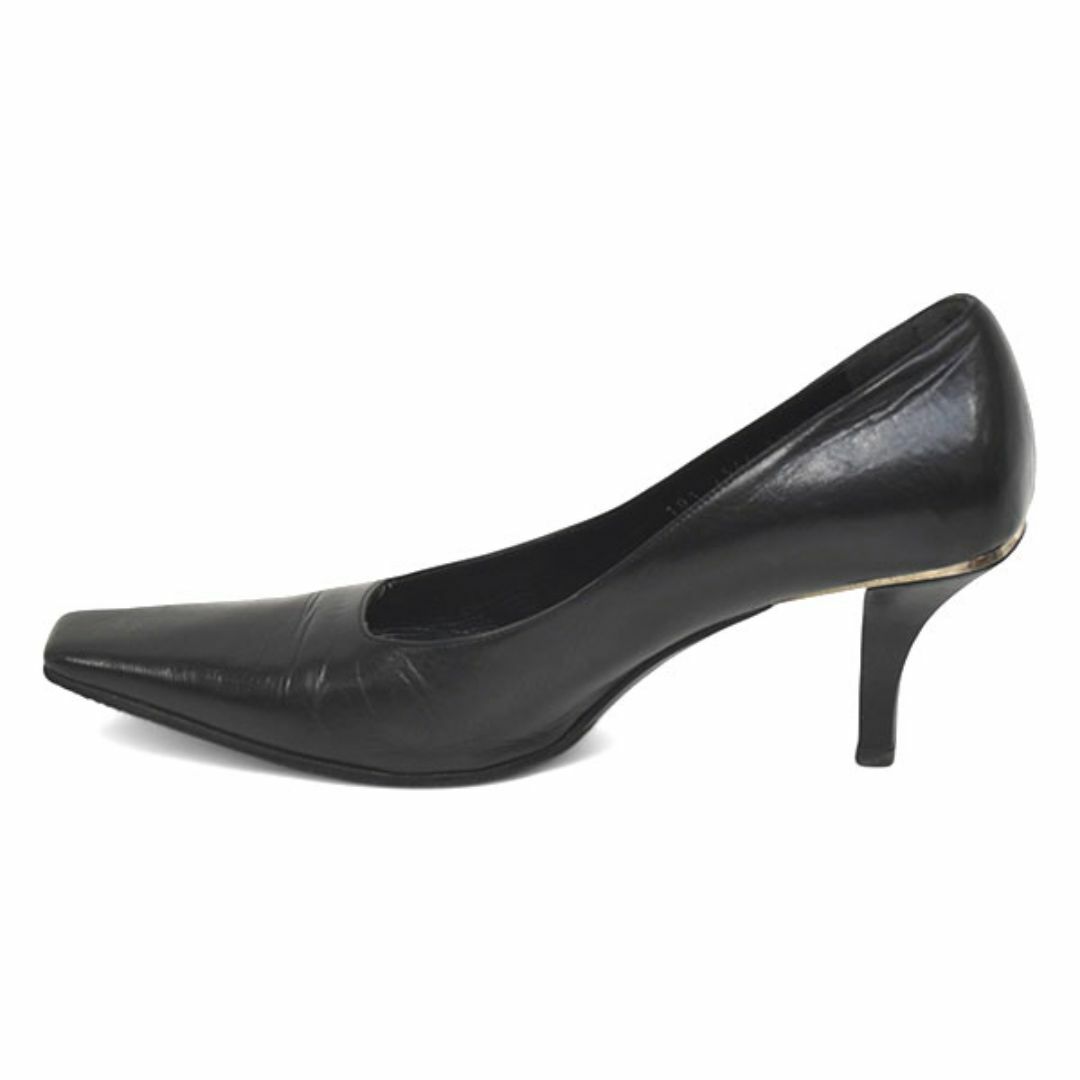 GUCCI - グッチ スクエアトゥ レザー パンプス 38.5C(約25-25.5 GUCCI - グッチ スクエアトゥ レザー パンプス 38.5C(約25-25.5