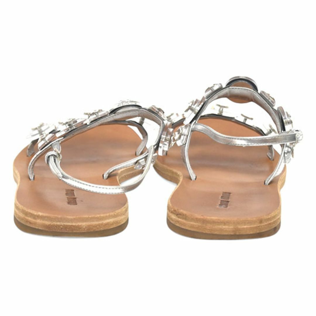 MIU MIU - ミュウミュウ ラインストーン サンダル 37(約24cm)の MIU MIU - ミュウミュウ ラインストーン サンダル 37(約24cm)の