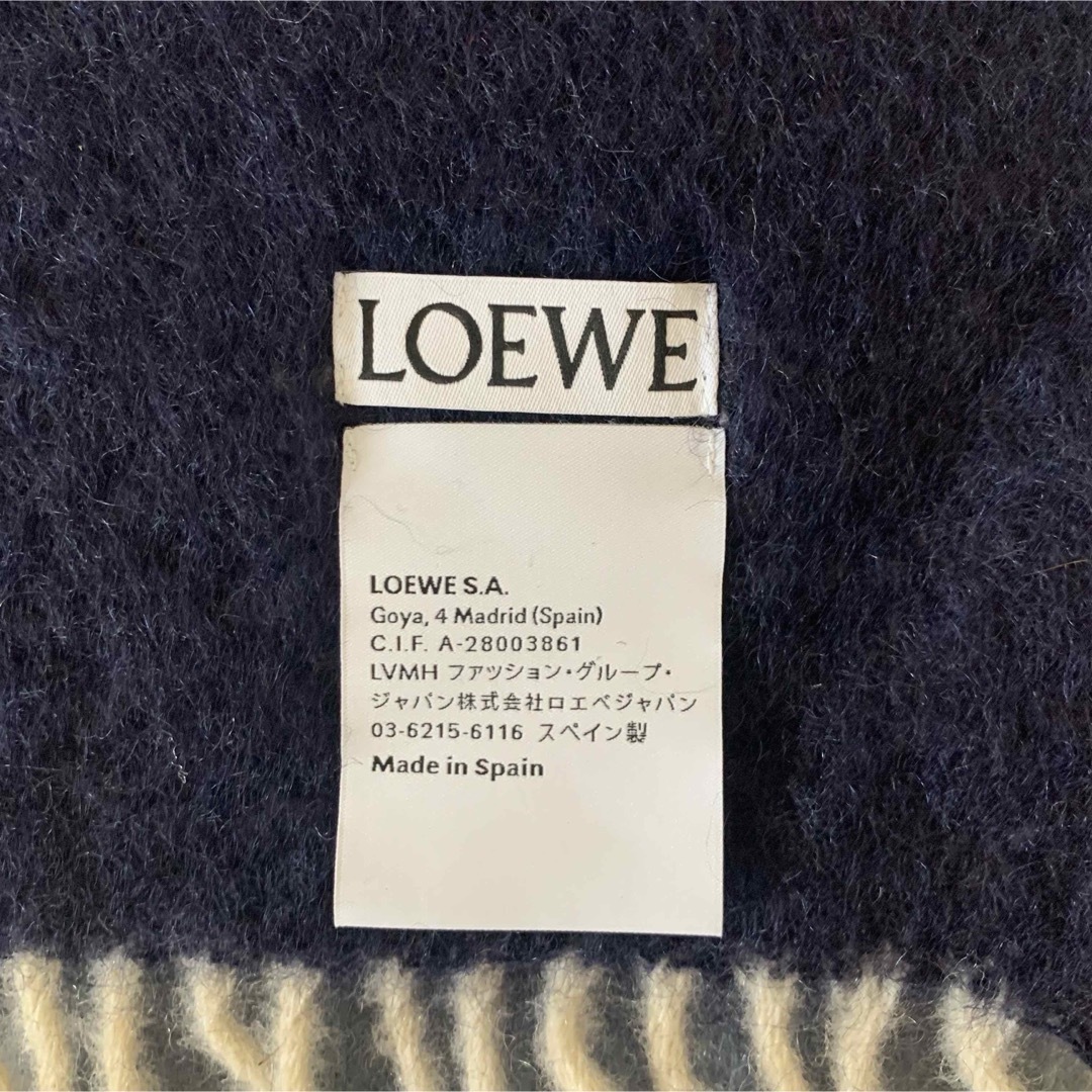LOEWE - LOEWE モヘアマフラーの通販 by mii's shop|ロエベなら LOEWE - LOEWE モヘアマフラーの通販 by mii's shop|ロエベなら