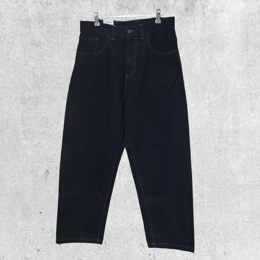 Charhartt WIP - Carhartt WIP BRANDON PANT Black rinsed Sの Charhartt WIP - Carhartt WIP BRANDON PANT Black rinsed Sの