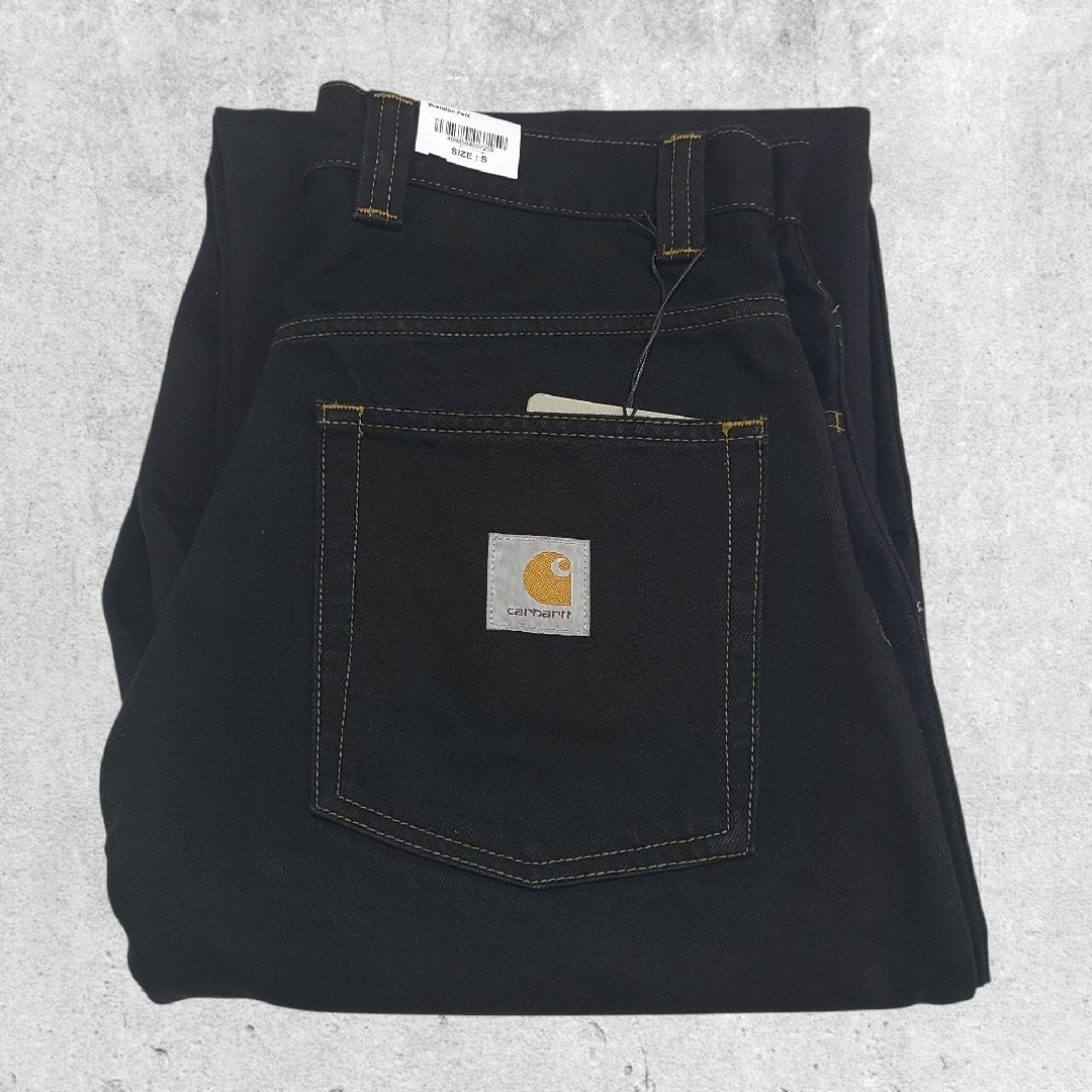 Charhartt WIP - Carhartt WIP BRANDON PANT Black rinsed Sの Charhartt WIP - Carhartt WIP BRANDON PANT Black rinsed Sの
