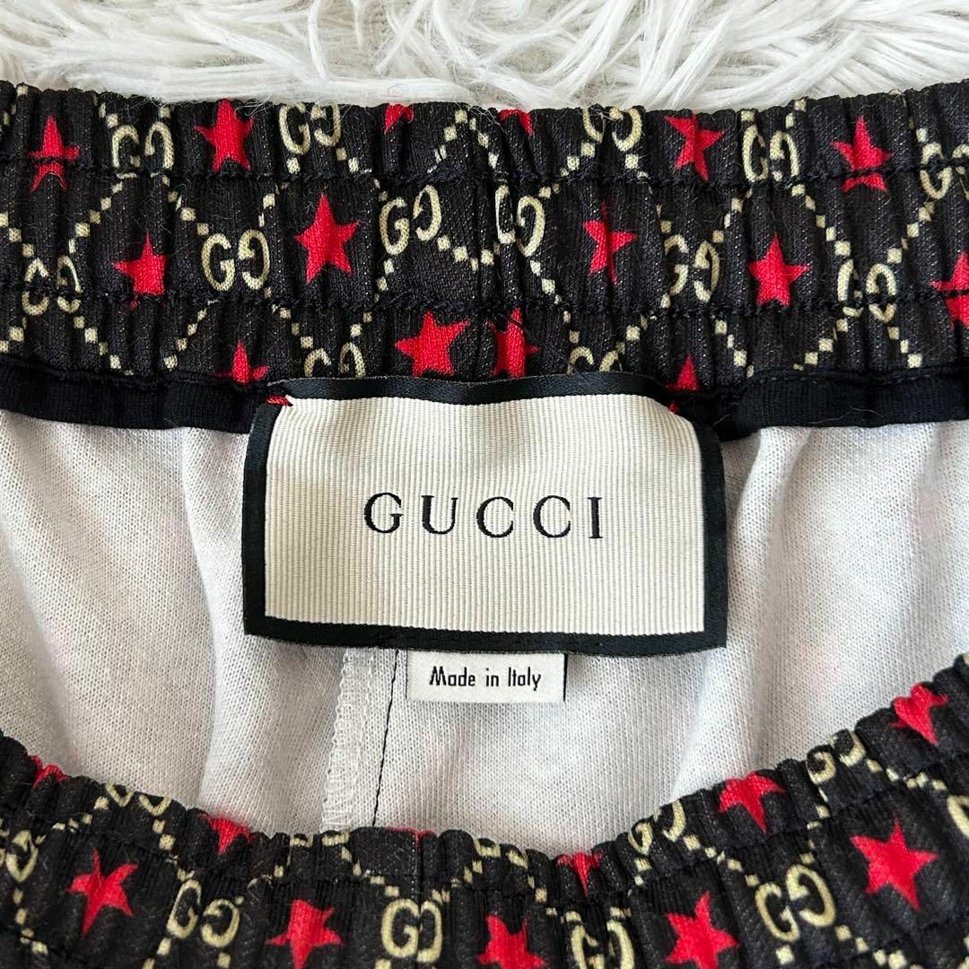 GUCCI - ◎極美品◎GUCCI GGスター柄 シェリーライン ハーフ GUCCI - ◎極美品◎GUCCI GGスター柄 シェリーライン ハーフ
