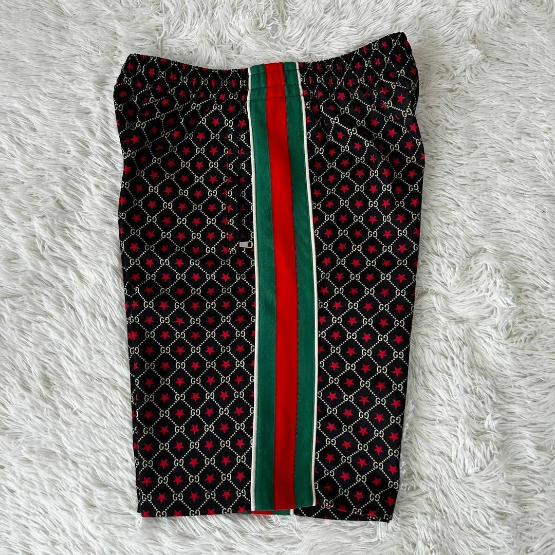 GUCCI - ◎極美品◎GUCCI GGスター柄 シェリーライン ハーフ GUCCI - ◎極美品◎GUCCI GGスター柄 シェリーライン ハーフ