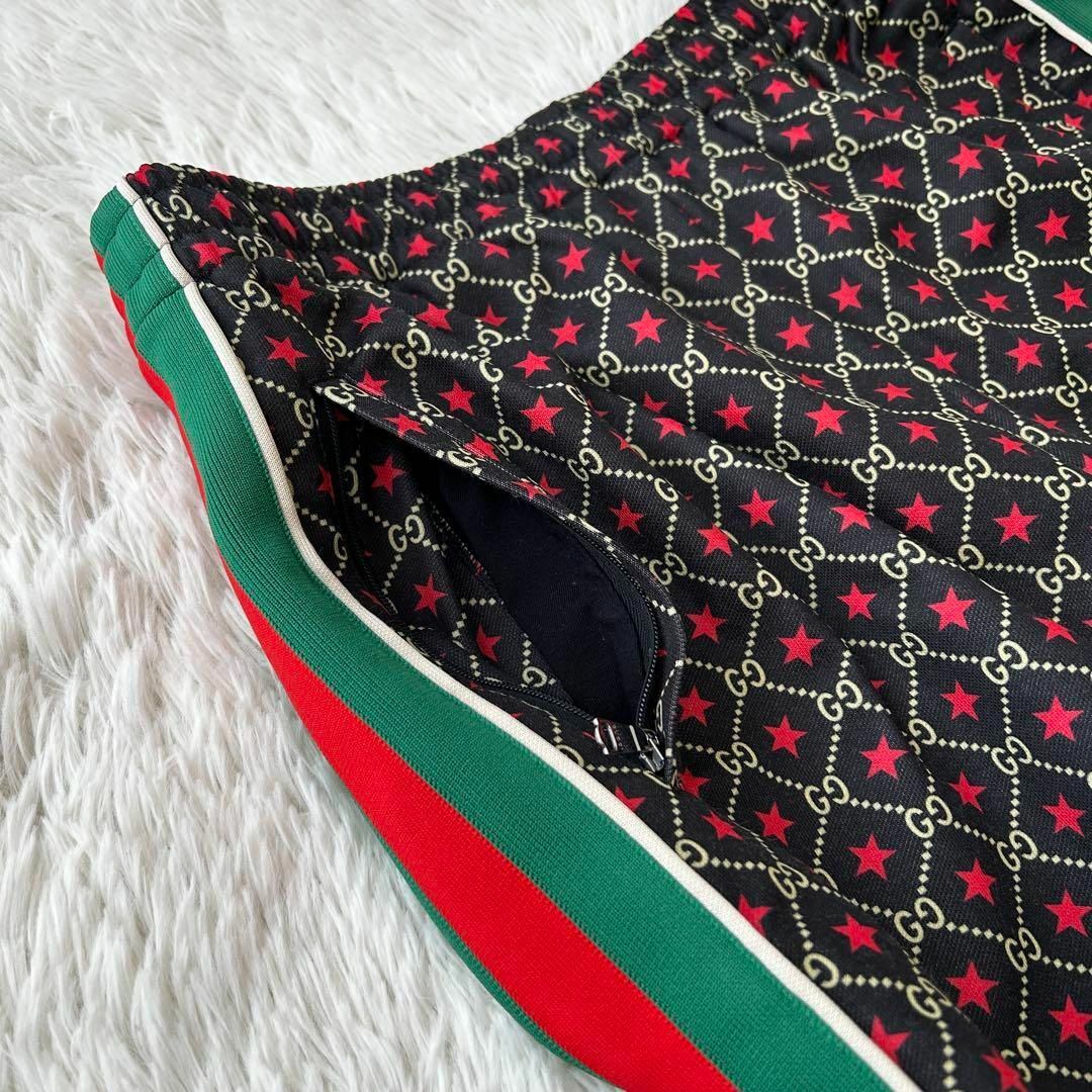 GUCCI - ◎極美品◎GUCCI GGスター柄 シェリーライン ハーフ GUCCI - ◎極美品◎GUCCI GGスター柄 シェリーライン ハーフ
