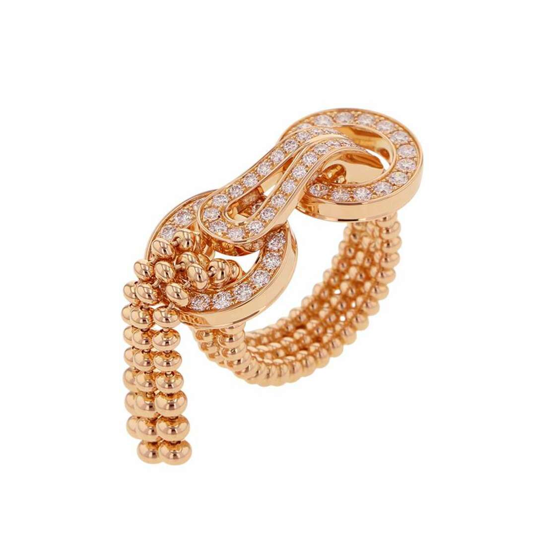 Cartier - カルティエ リング アグラフ リング セミパヴェ Cartier - カルティエ リング アグラフ リング セミパヴェ