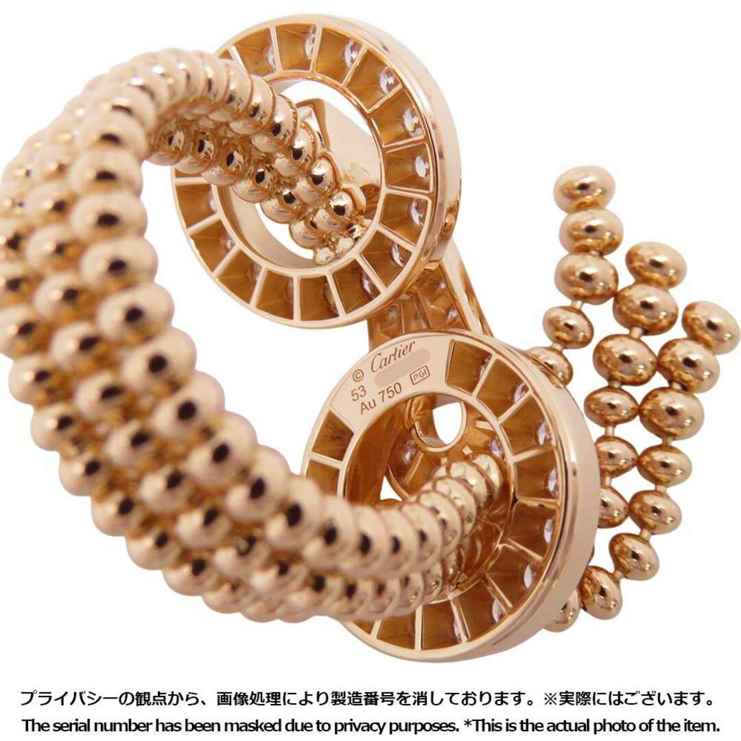 Cartier - カルティエ リング アグラフ リング セミパヴェ Cartier - カルティエ リング アグラフ リング セミパヴェ
