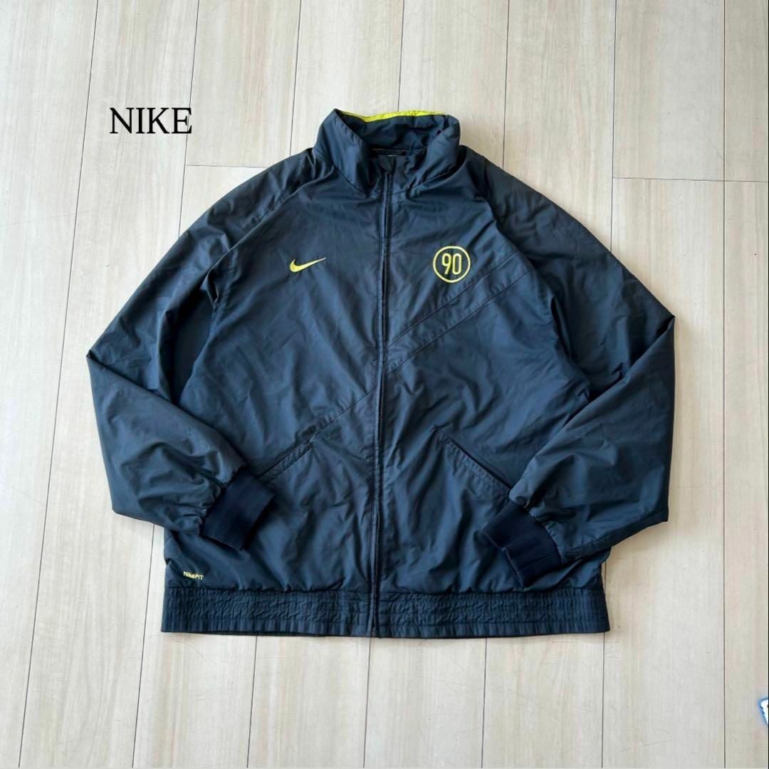 NIKE - NIKE ナイキ トラックジャケット ネイビー 刺繍 XLの通販 NIKE - NIKE ナイキ トラックジャケット ネイビー 刺繍 XLの通販