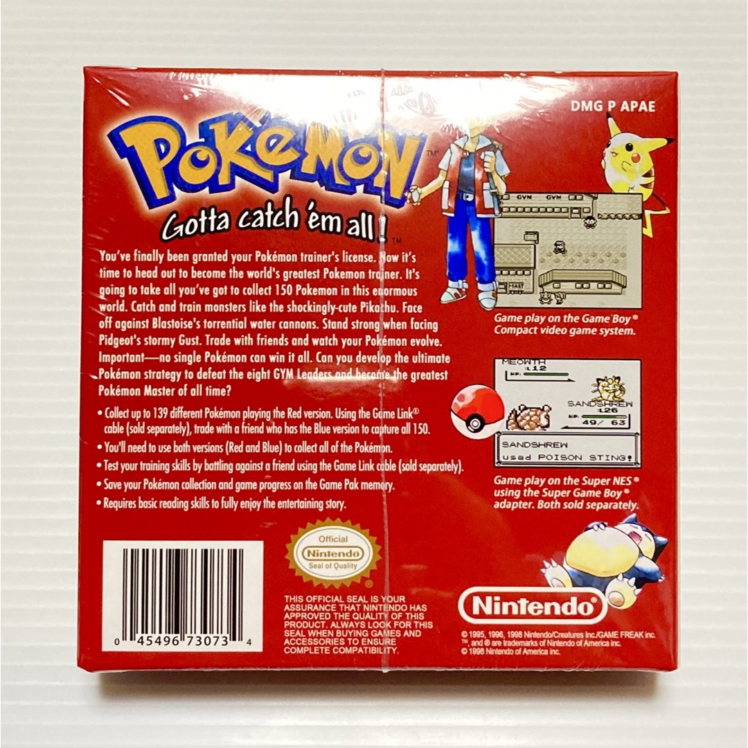 ゲームボーイ - 【新品未開封品】ゲームボーイ Pokemon RED ゲームボーイ - 【新品未開封品】ゲームボーイ Pokemon RED