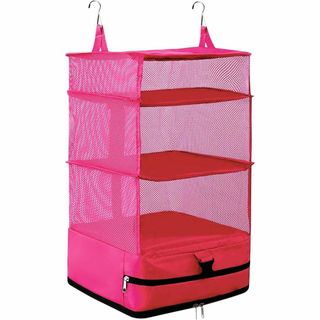 クローゼット吊り下げ収納 衣類ラック 収納ボックス インナーバッグ 大容量 3段(旅行用品)