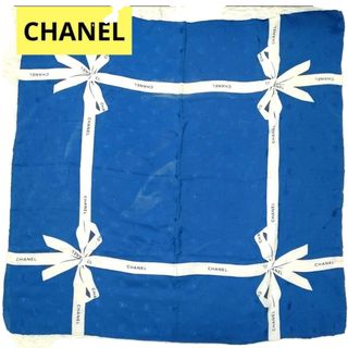 CHANEL - ヴィンテージ CHANEL シャネル ロゴ マーク柄 シルク CHANEL - ヴィンテージ CHANEL シャネル ロゴ マーク柄 シルク