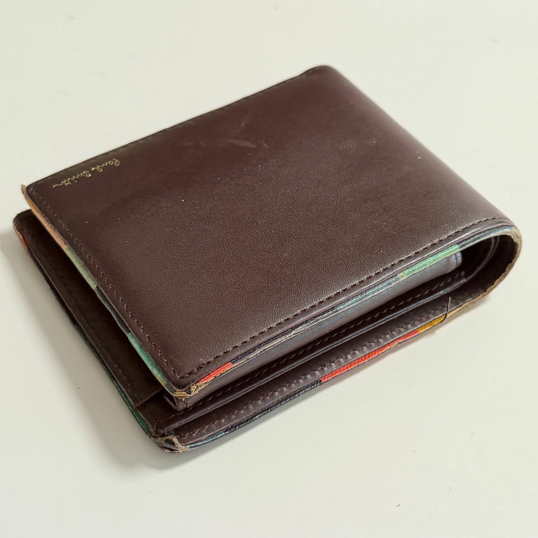 Paul Smith - 【Paul Smith/ポールスミス】レザー 二つ折り財布 Paul Smith - 【Paul Smith/ポールスミス】レザー 二つ折り財布