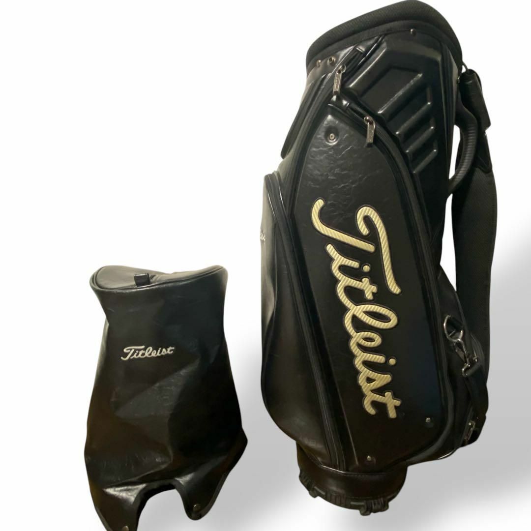 Titleist - タイトリスト Titleist キャディバッグ ブラック黒 Titleist - タイトリスト Titleist キャディバッグ ブラック黒