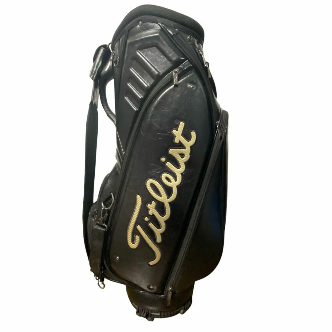 Titleist - タイトリスト Titleist キャディバッグ ブラック黒 Titleist - タイトリスト Titleist キャディバッグ ブラック黒