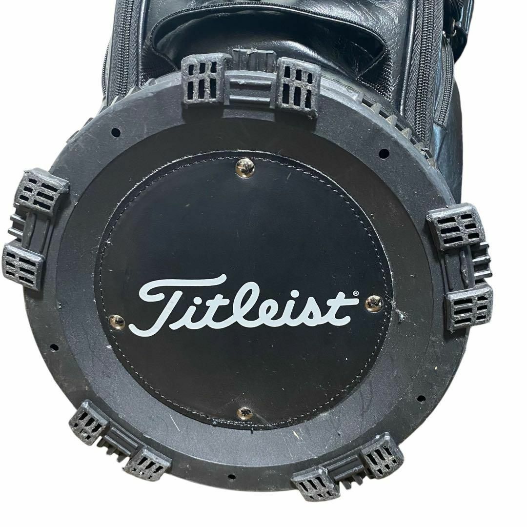 Titleist - タイトリスト Titleist キャディバッグ ブラック黒 Titleist - タイトリスト Titleist キャディバッグ ブラック黒