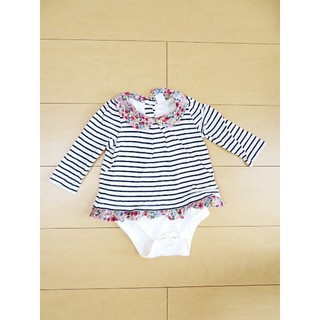 ベビーギャップ(babyGAP)のbabygap♡花柄ロンパース(ロンパース)