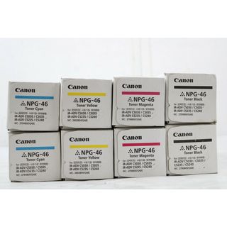 未使用 CANON 純正 トナー NPG-46 4色8本(シアン・マゼンタ 未使用 CANON 純正 トナー NPG-46 4色8本(シアン・マゼンタ