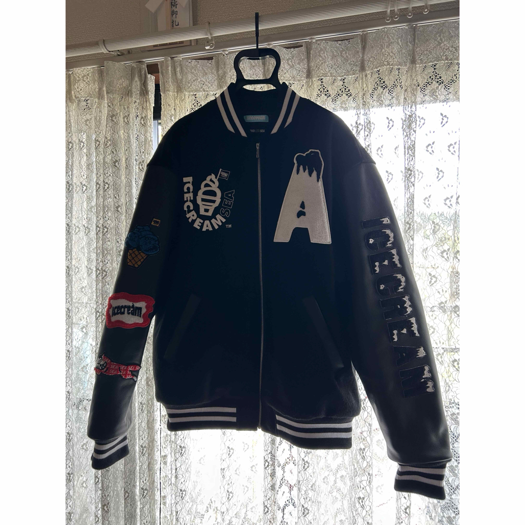 WIND AND SEA - ICECREAM X WIND AND SEA VARSITY JACKETの通販 WIND AND SEA - ICECREAM X WIND AND SEA VARSITY JACKETの通販