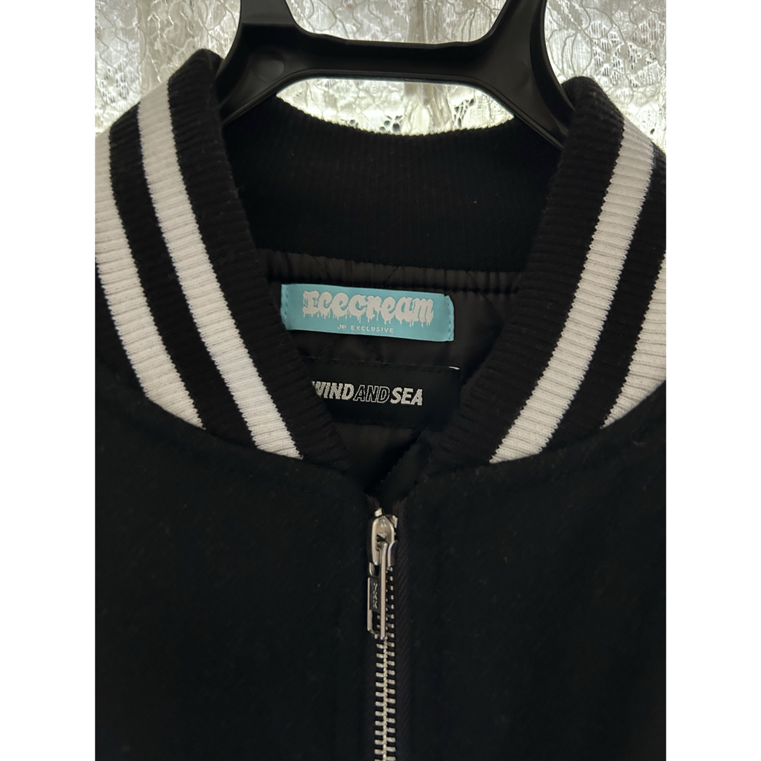 WIND AND SEA - ICECREAM X WIND AND SEA VARSITY JACKETの通販 WIND AND SEA - ICECREAM X WIND AND SEA VARSITY JACKETの通販