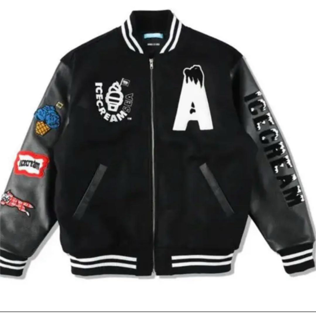 WIND AND SEA - ICECREAM X WIND AND SEA VARSITY JACKETの通販 WIND AND SEA - ICECREAM X WIND AND SEA VARSITY JACKETの通販