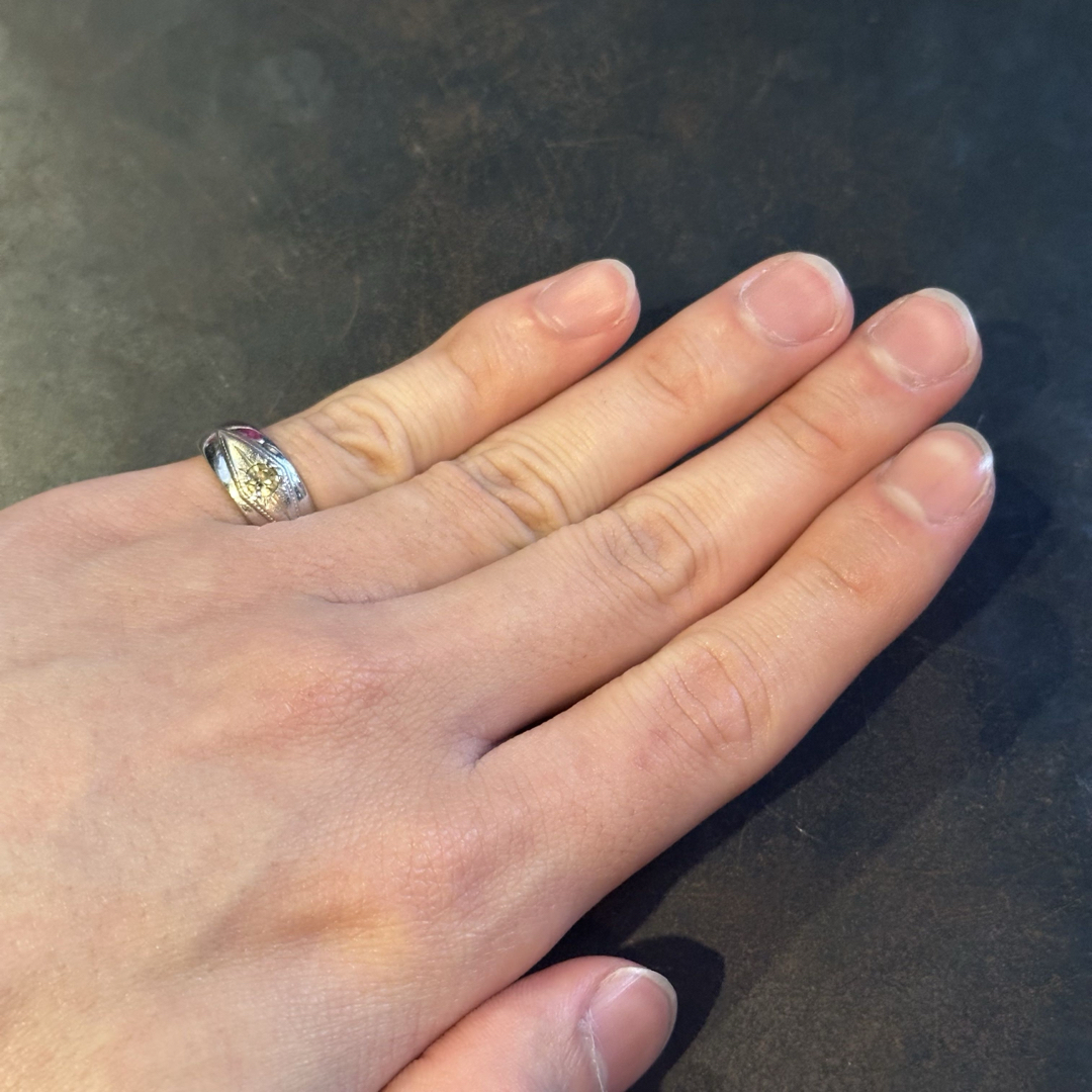 SILVER925 STONE DESIGN RING/シルバー/リングの通販 by よし's SILVER925 STONE DESIGN RING/シルバー/リングの通販 by よし's
