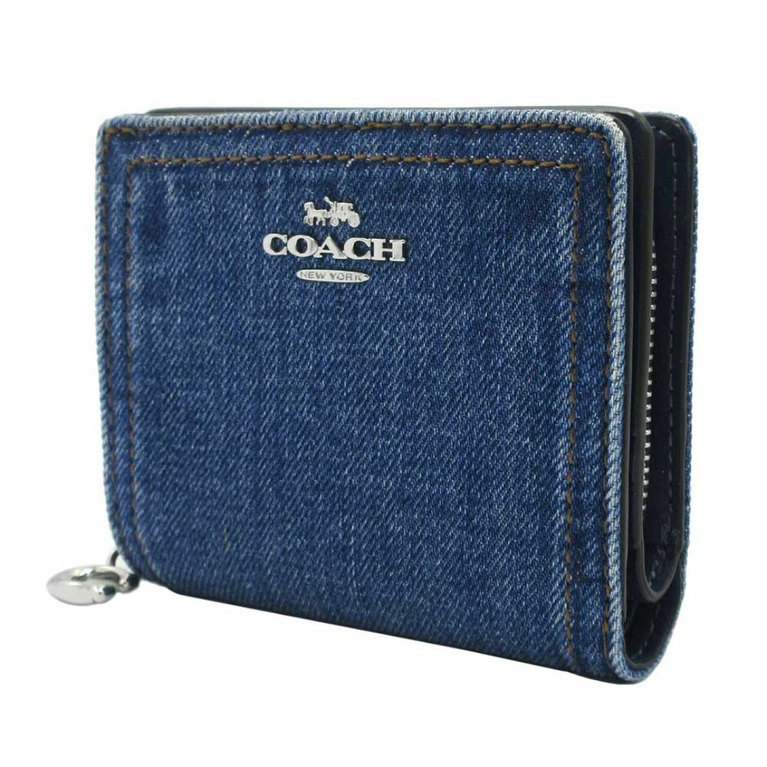 COACH - 【新品】コーチ 財布 二つ折り財布 COACH デニム COACH - 【新品】コーチ 財布 二つ折り財布 COACH デニム