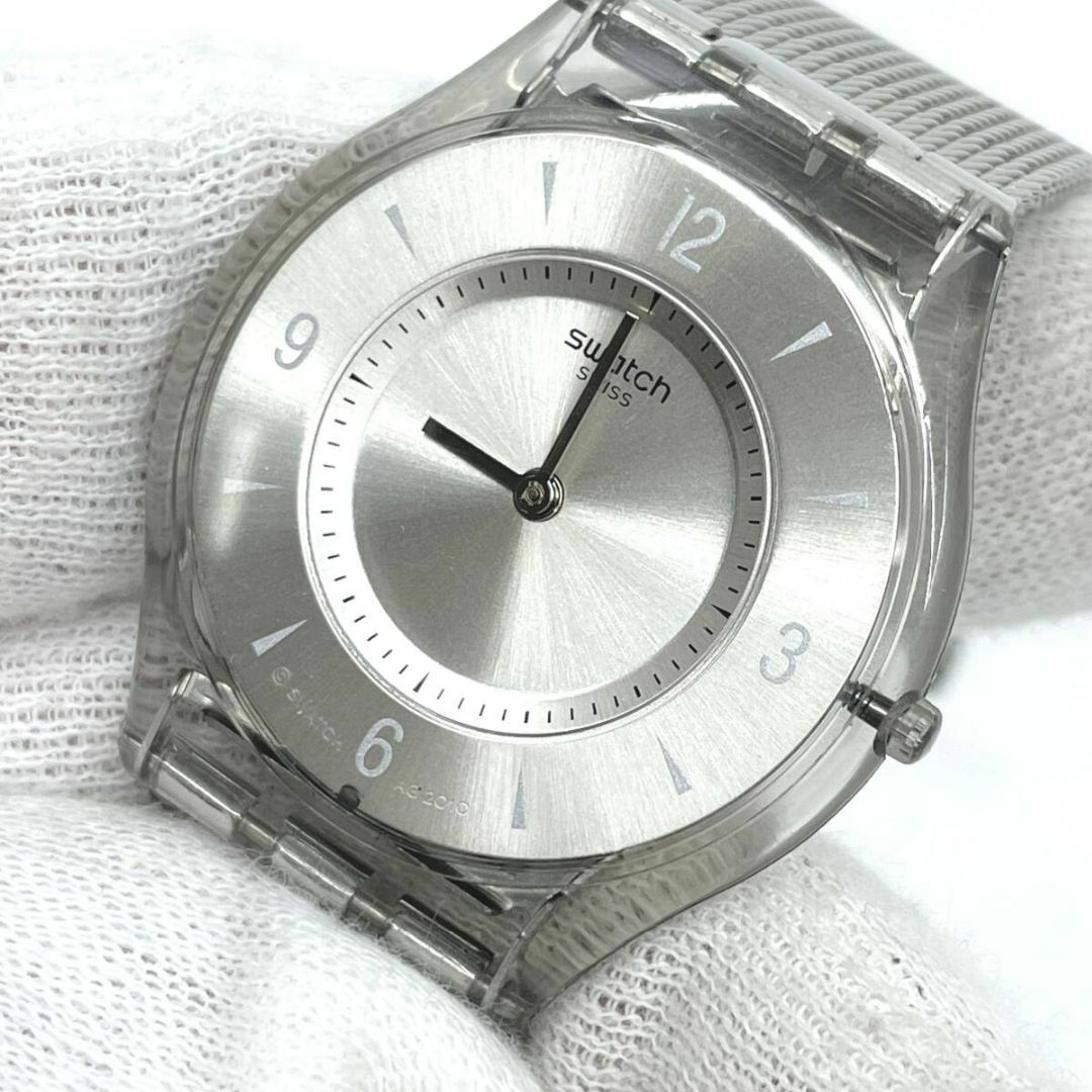 swatch - 稼働〇 スウォッチ メタルニット シルバー 裏スケ ユニ swatch - 稼働〇 スウォッチ メタルニット シルバー 裏スケ ユニ