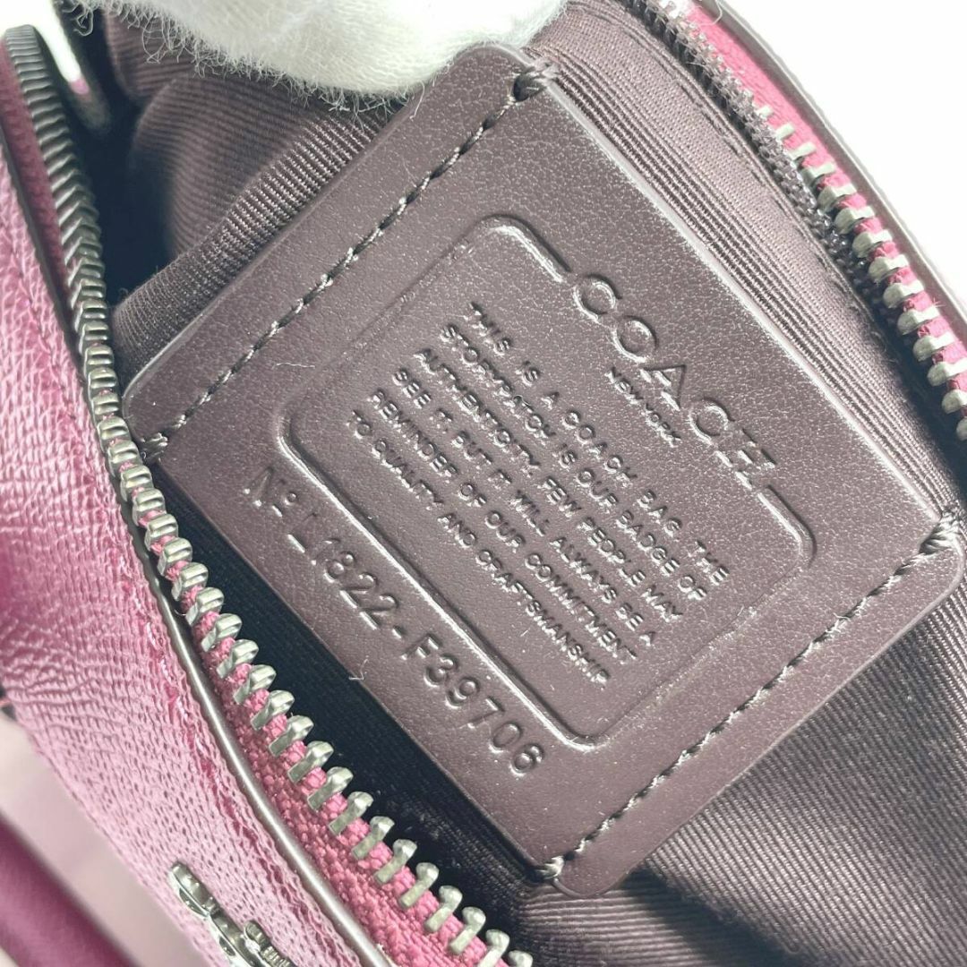 COACH - 極美品 COACH 2WAYサッチェル メタリック ミニボストン COACH - 極美品 COACH 2WAYサッチェル メタリック ミニボストン