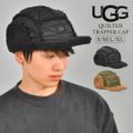 フライトキャップ メンズ UGG アグ 帽子 キャップ トラッパーハット 2way 秋冬 防寒 暖かい 防水 耳当て付き帽子 パイロットキャップ つば 飛行帽 防寒帽子 ボア 耳当て 保温 おしゃれ 黒 ブラック オリー BURNT_OLIVE LXL