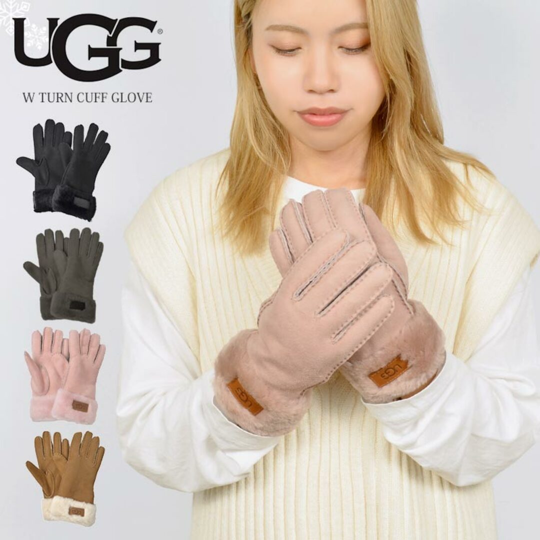 UGG - 手袋 レディース ugg アグ グローブ 手ぶくろ 本革 羊革 UGG - 手袋 レディース ugg アグ グローブ 手ぶくろ 本革 羊革