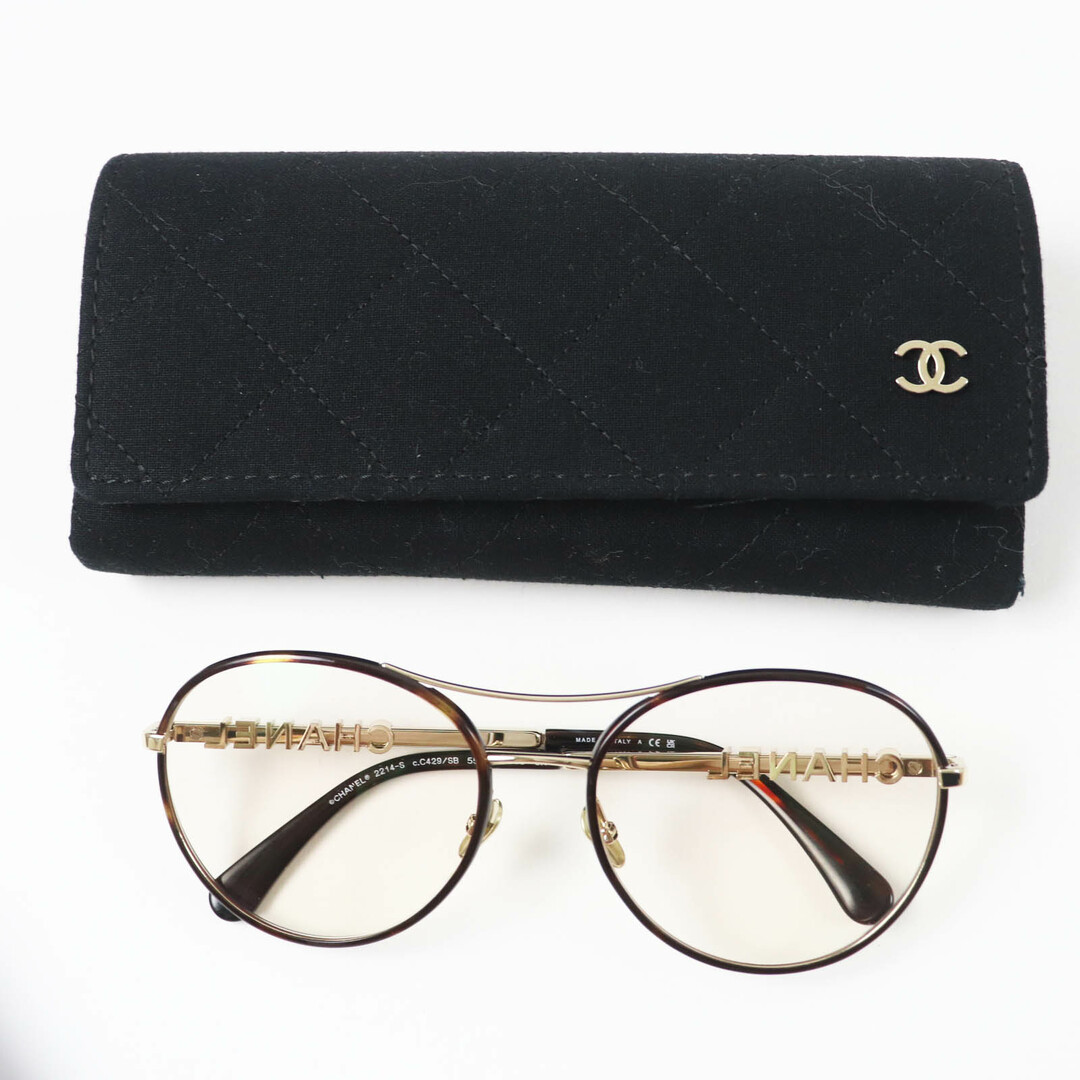 CHANEL - 美品◎CHANEL シャネル 24SS 2214-S パイロット べっ甲 CHANEL - 美品◎CHANEL シャネル 24SS 2214-S パイロット べっ甲