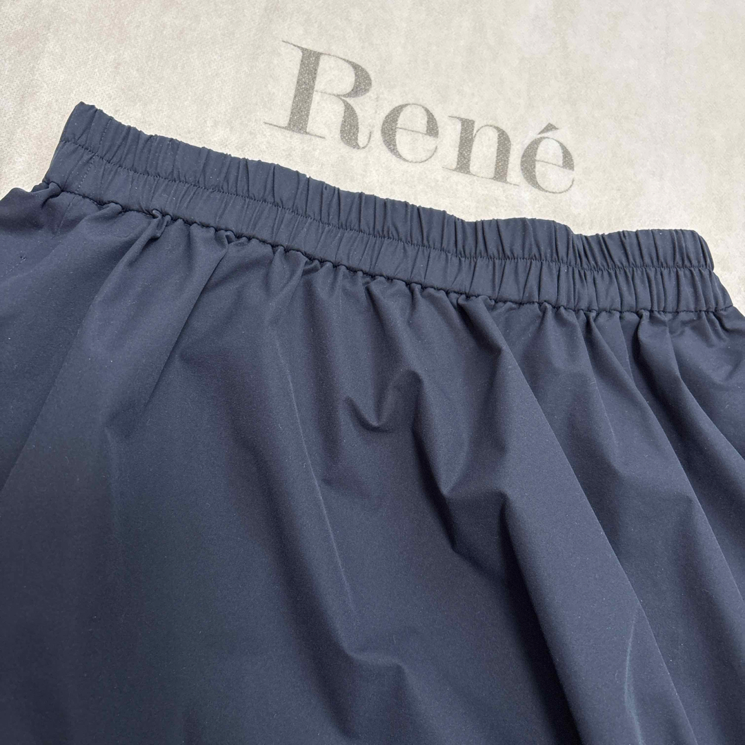 René - ルネ バルーン スカート 34 ミッドナイトネイビーの通販 René - ルネ バルーン スカート 34 ミッドナイトネイビーの通販