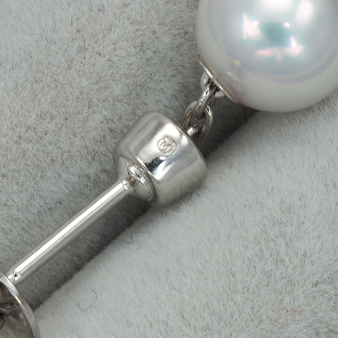 MIKIMOTO - ミキモト ピアス パール 真珠 9.5mm/7.3mm ダイヤ MIKIMOTO - ミキモト ピアス パール 真珠 9.5mm/7.3mm ダイヤ
