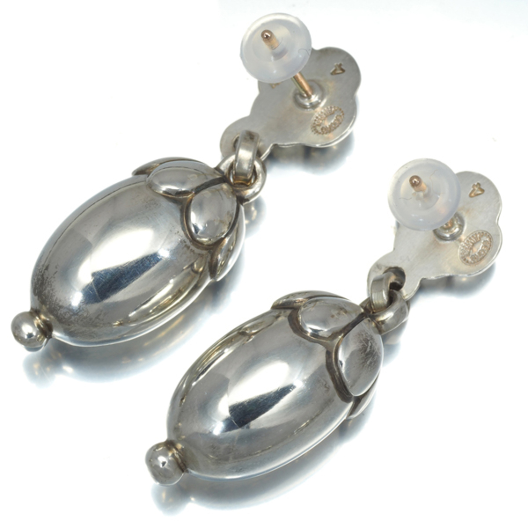 Georg Jensen - ジョージジェンセン ピアス 4 揺れる フラワー Georg Jensen - ジョージジェンセン ピアス 4 揺れる フラワー