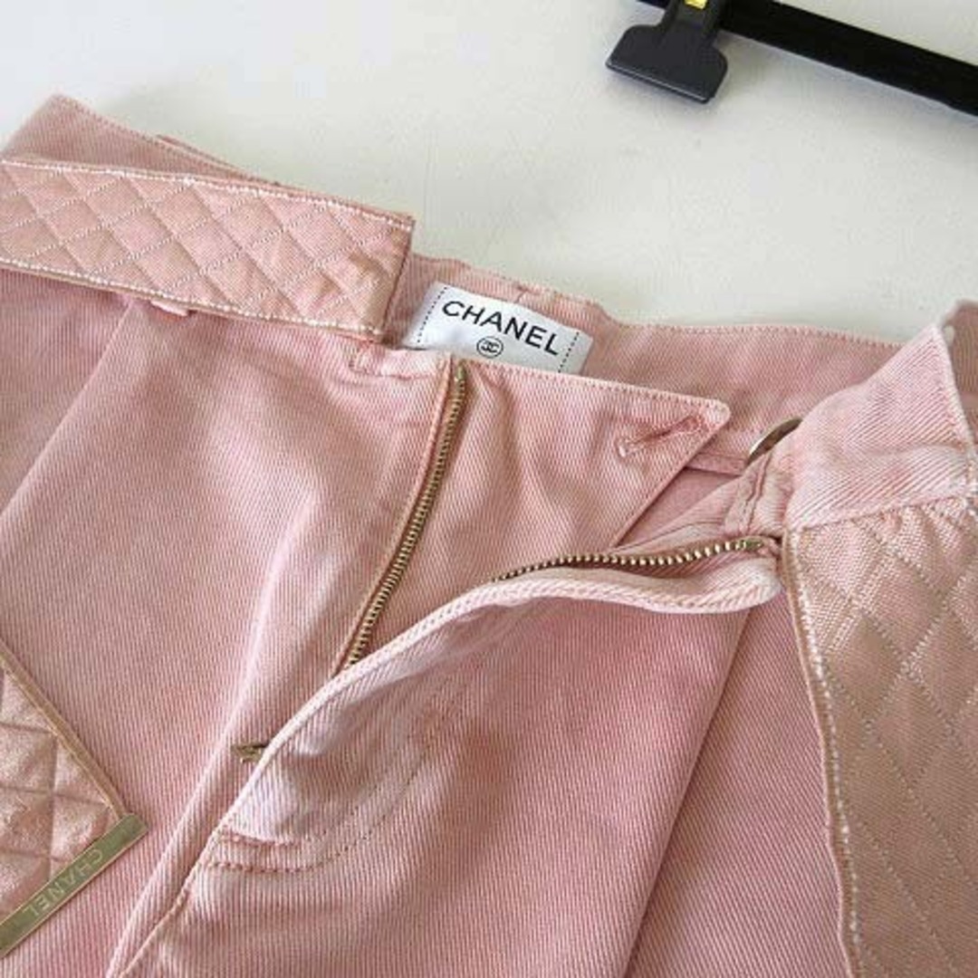 CHANEL - シャネル 18P デニム ショートパンツ キュロット CHANEL - シャネル 18P デニム ショートパンツ キュロット