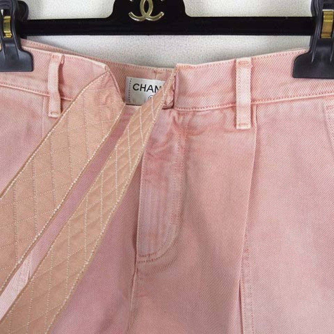 CHANEL - シャネル 18P デニム ショートパンツ キュロット CHANEL - シャネル 18P デニム ショートパンツ キュロット