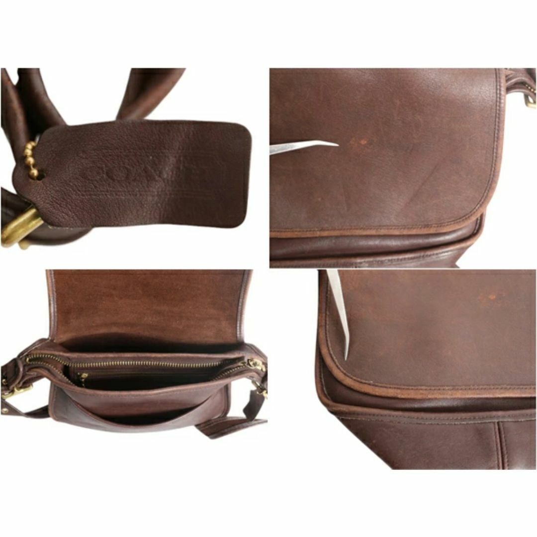 COACH - USA製 オールドコーチ 本革 レザー ショルダーバッグ COACH - USA製 オールドコーチ 本革 レザー ショルダーバッグ