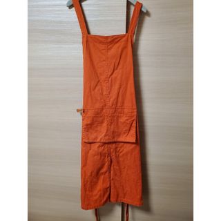 栗原はるみ - 栗原はるみ クリハラハルミ エプロン F オレンジ 栗原はるみ - 栗原はるみ クリハラハルミ エプロン F オレンジ