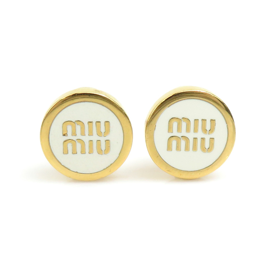 MIU MIU - ミュウミュウ MIUMIU ピアス メタル ゴールド MIU MIU - ミュウミュウ MIUMIU ピアス メタル ゴールド
