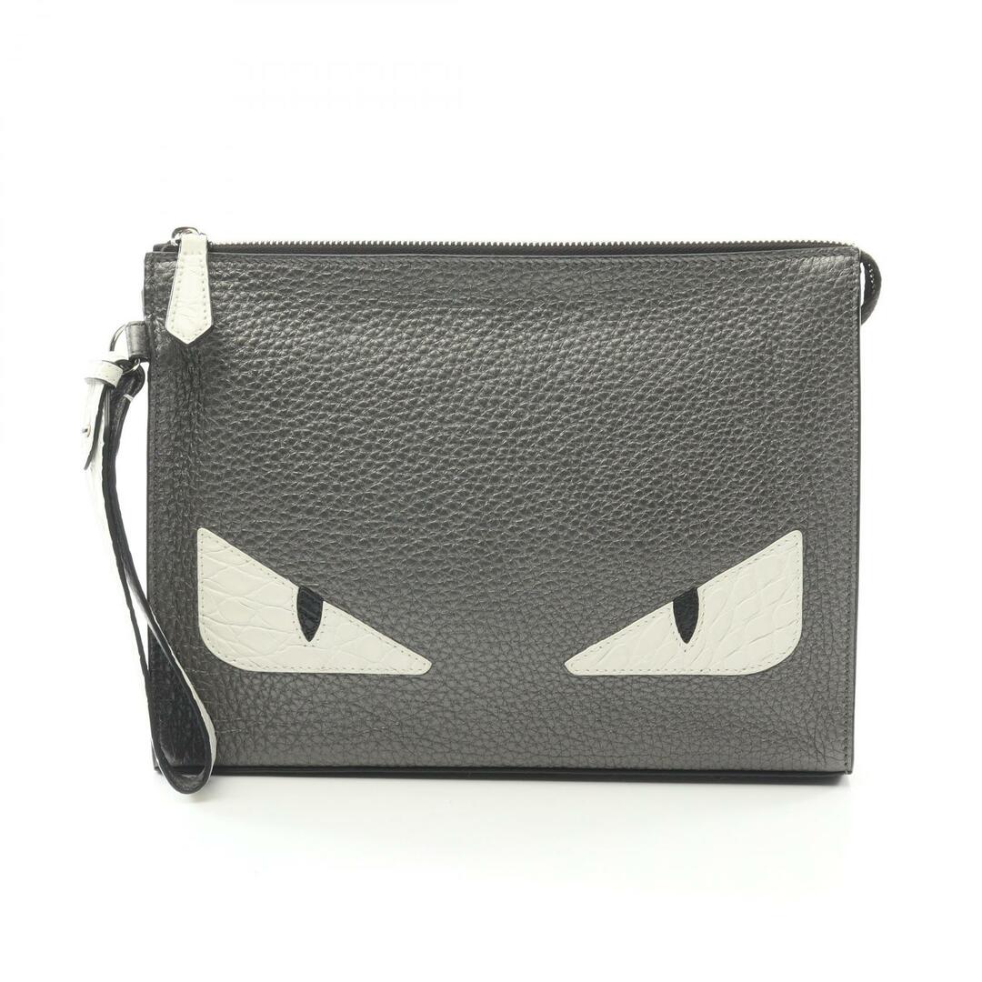 FENDI - フェンディ バグズアイ フラット スリム セカンドバッグ FENDI - フェンディ バグズアイ フラット スリム セカンドバッグ